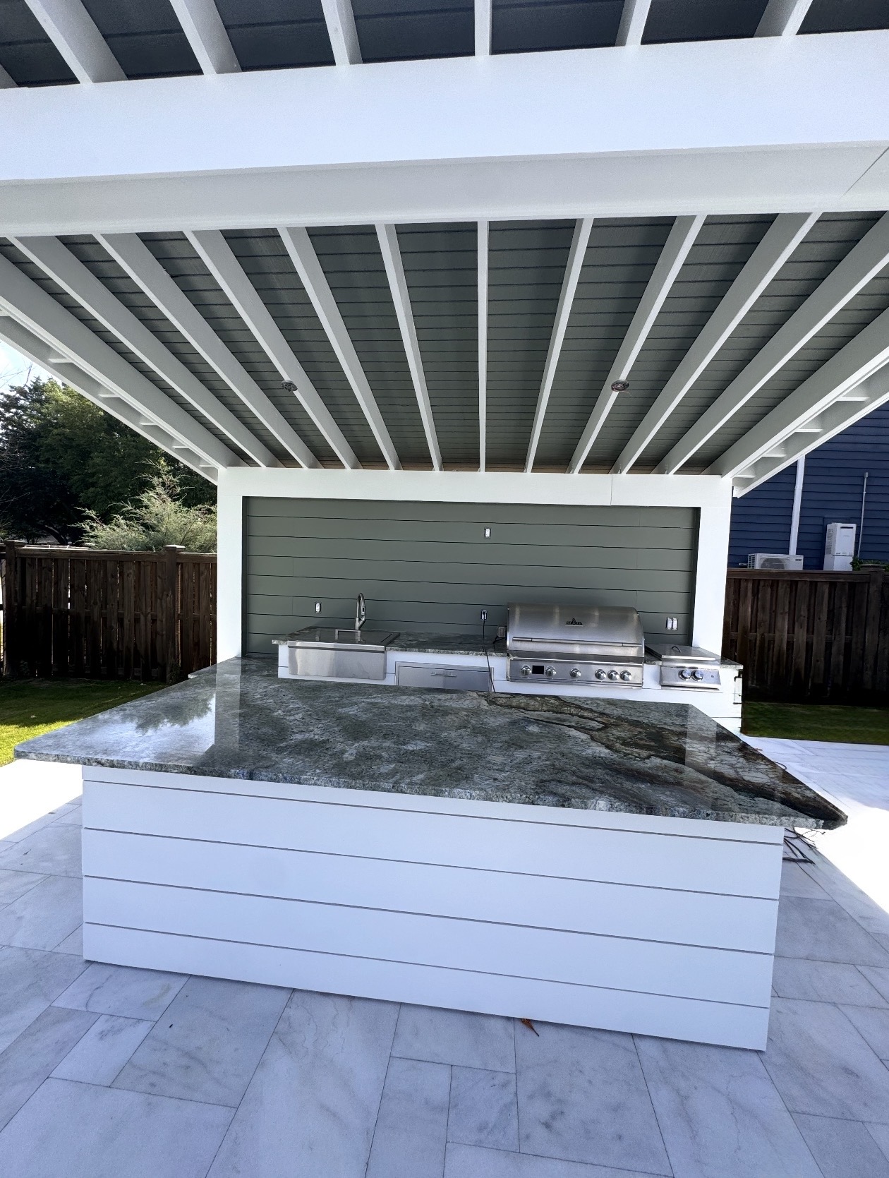 Kitchen Detail in Mount Pleasant by Holy City Pergolas